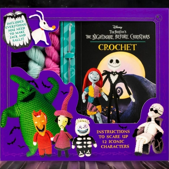 Disney Tim Burton's The Nightmare Before Christmas Crochet Kit - Picture 3 of 3